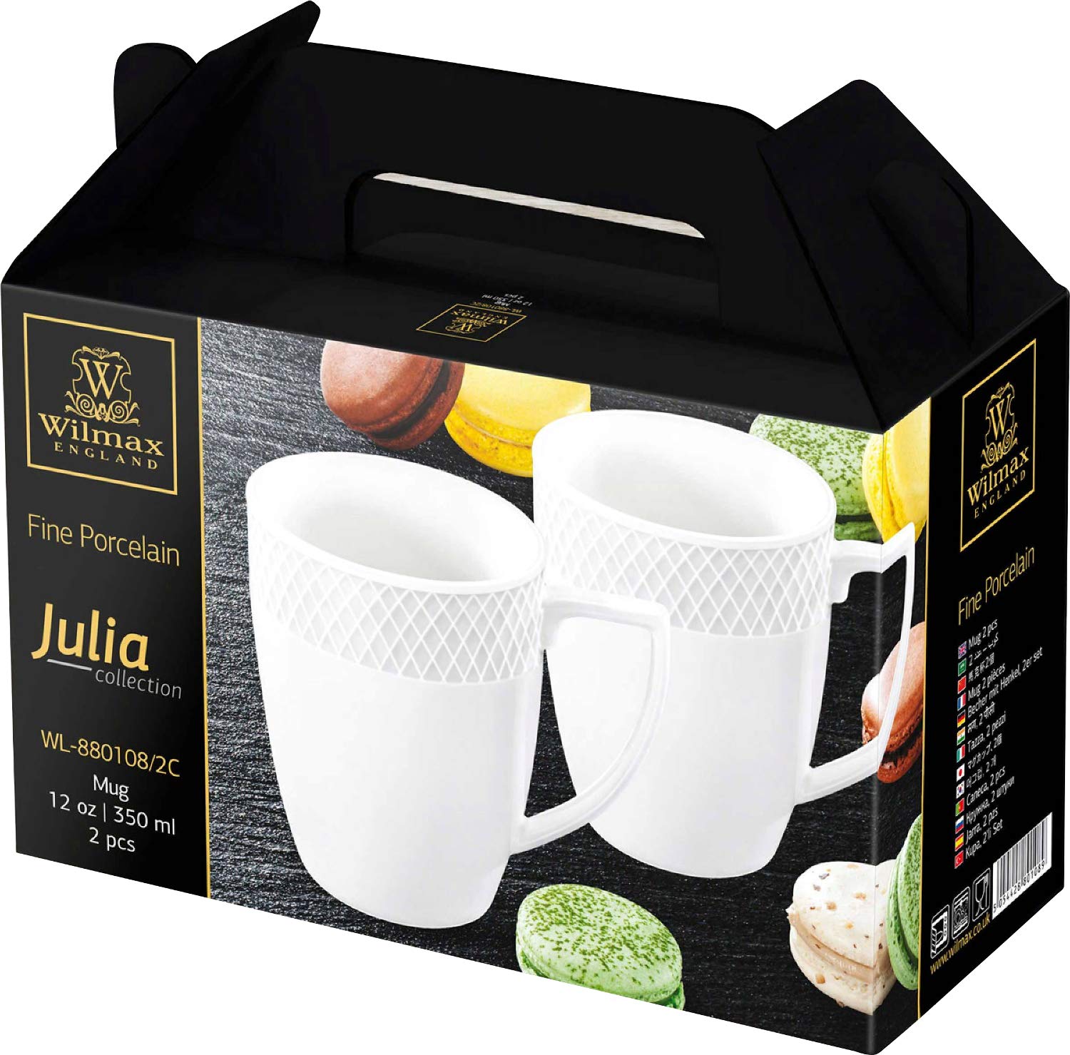 ⚫︎美品⚫︎ARTISAN&ARTIST ヴィリアント・ルージュ ミドルサイズ Amazon.com | Wilmax Julia Set Of 2 Mugs 12 Oz | 350 Ml In Color